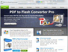 Tablet Screenshot of pdf-to-flash-converter.com